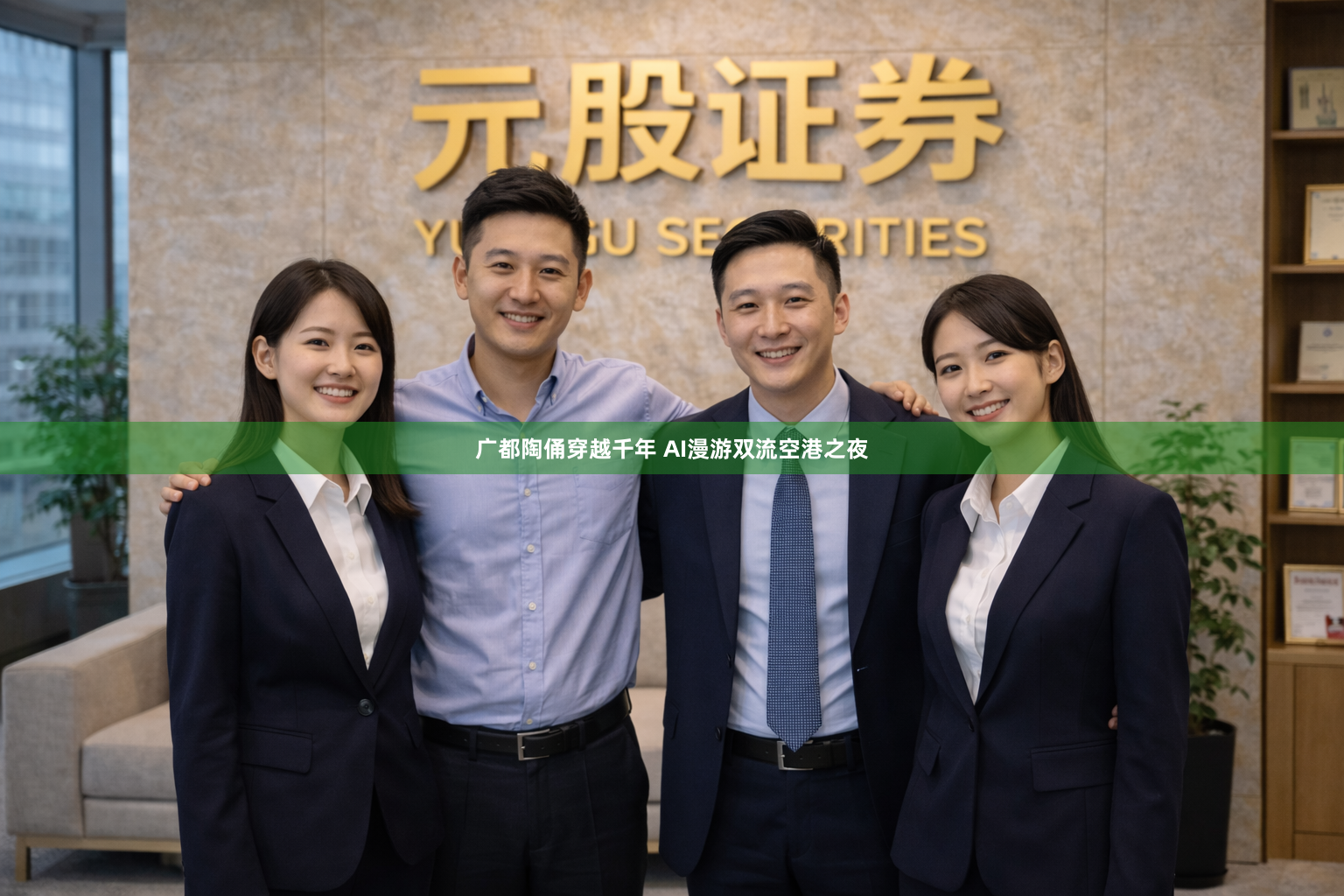 广都陶俑穿越千年 AI漫游双流空港之夜