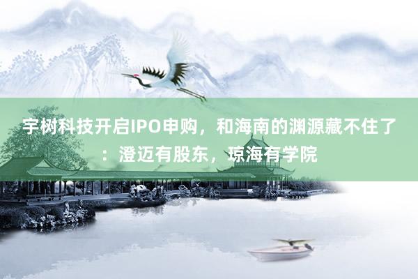 宇树科技开启IPO申购，和海南的渊源藏不住了：澄迈有股东，琼海有学院