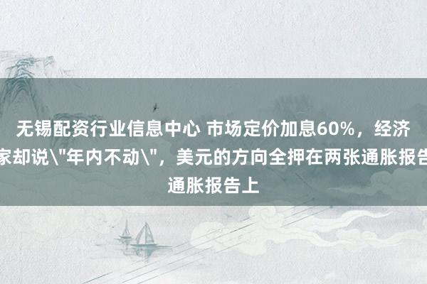 无锡配资行业信息中心 市场定价加息60%，经济学家却说＂年内不动＂，美元的方向全押在两张通胀报告上