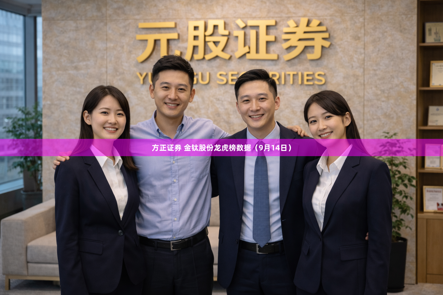 方正证券 金钛股份龙虎榜数据（9月14日）